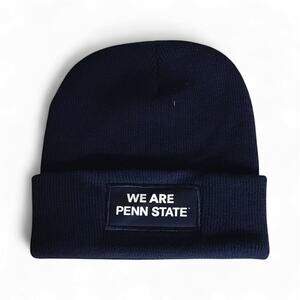 Penn State Knit Hat One Size Blue NWOT  “We are Penn State “ Beenie  Warm hat